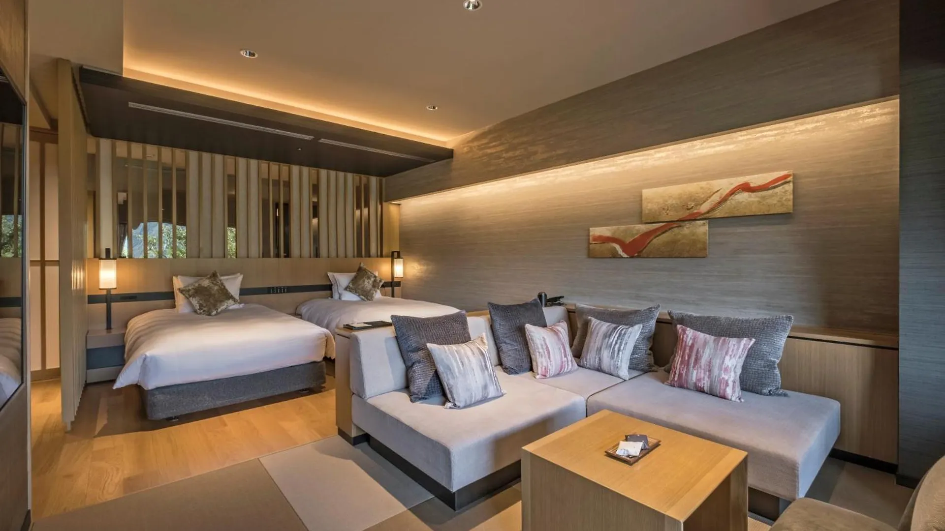 ***** Japanskt värdshus (ryokan) Hakone Gora Karaku Hotell Japan
